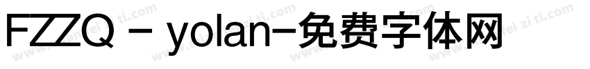 FZZQ - yolan字体转换
